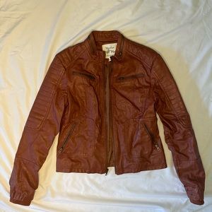 WORN ONCE! Leather Jacket